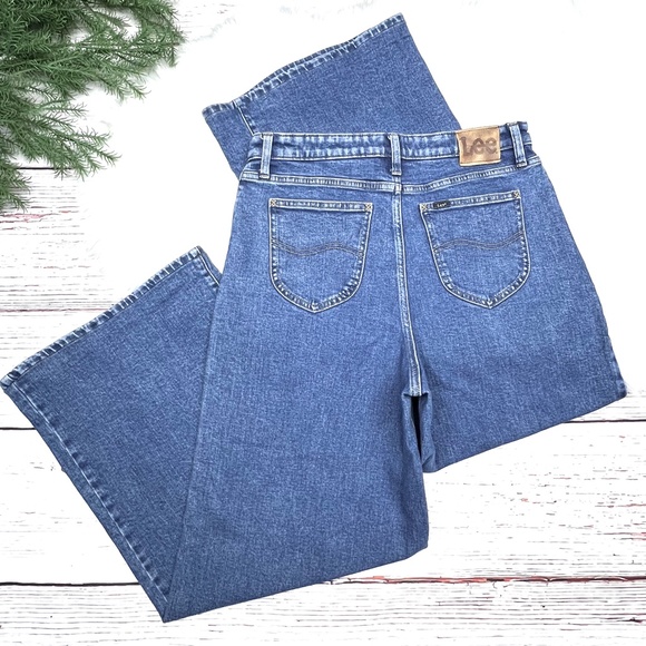 Lee Denim - 👖|•LEE•| Super 'High Rise Slouch' Wide Leg Jeans 31x28 (tailored)👖